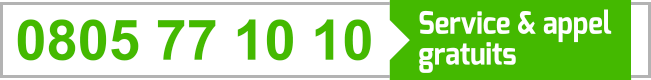 0805 77 10 10 Service et appel gratuits