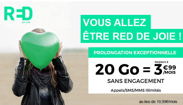 BON PLAN, LA BOX À PRIX RED : RED BOX sans engagement à 15€/mois pendant 12 mois puis 29,99€/mois